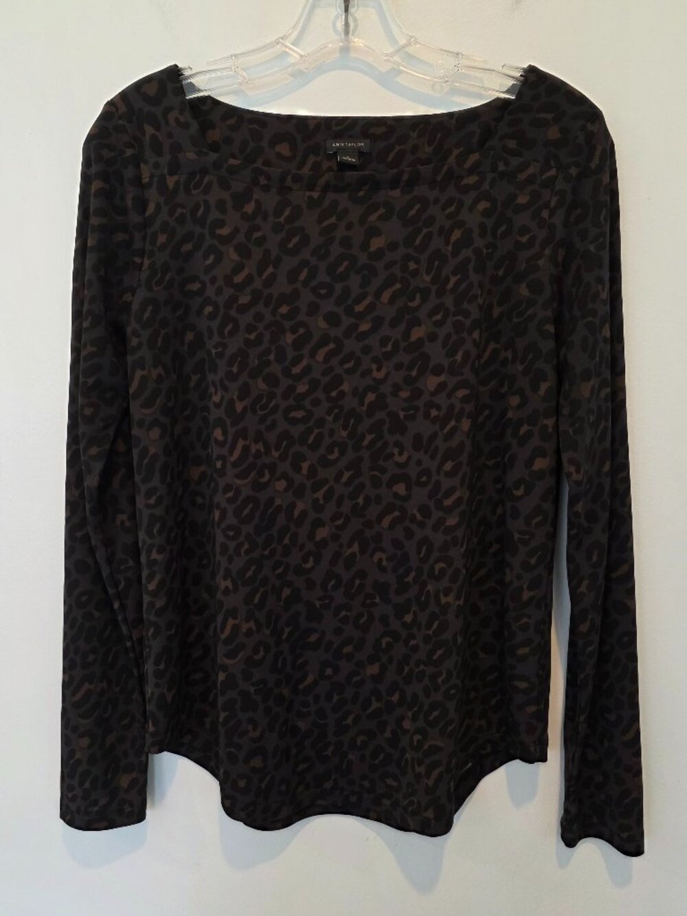 Ann Taylor Animal Print Top, Size S, Like New